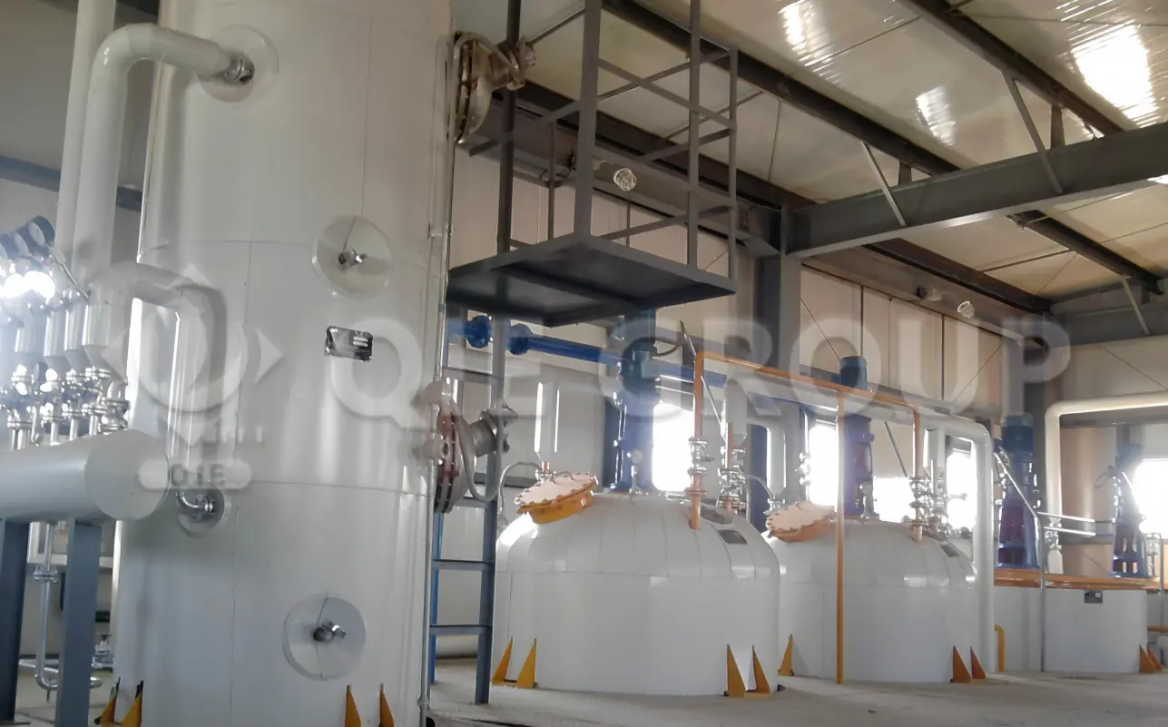 Tanque de blanqueo de aceite de soja para eliminar pigmentos e impurezas.