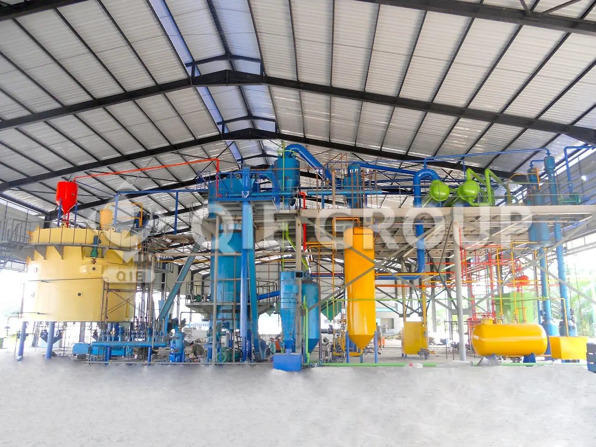 Equipos para taller de extracción con solventes de aceite de palma