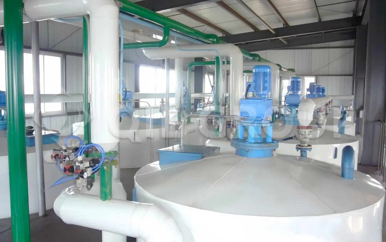 Equipo para el desencerado del aceite de salvado de arroz, utilizado para eliminar ceras e impurezas y producir un aceite comestible transparente.