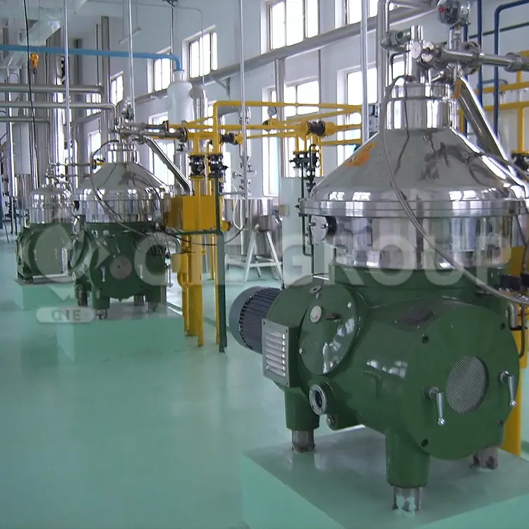 Centrífuga para aceite vegetal que garantiza un aceite puro y un rendimiento estable.