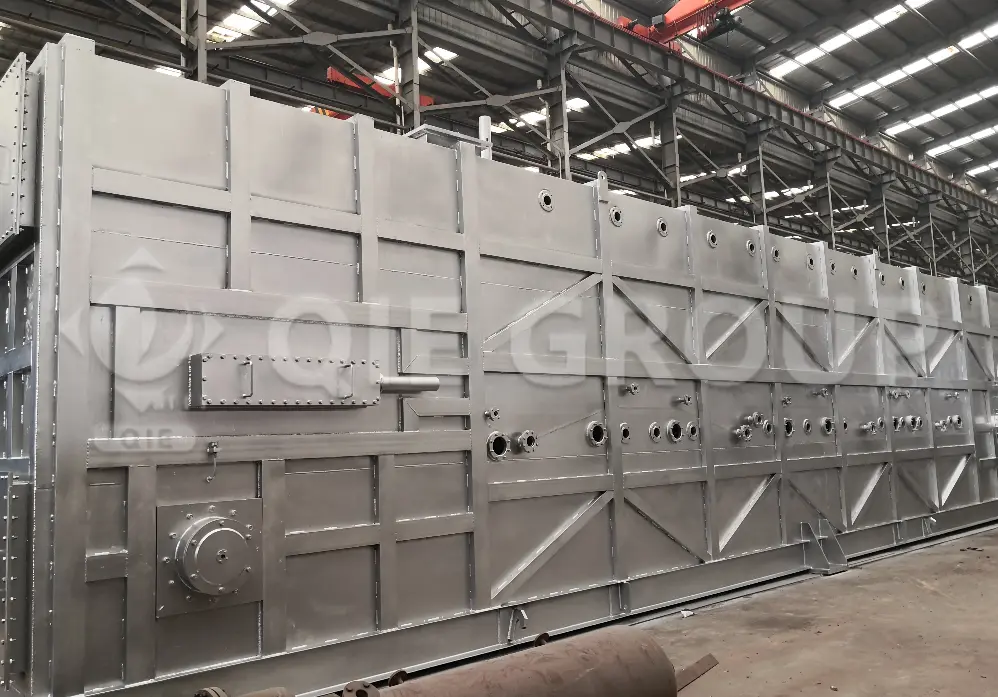 Extractor de cadena de arrastre utilizado en el proceso de extracción de aceite comestible con disolventes para la recuperación continua de aceite.