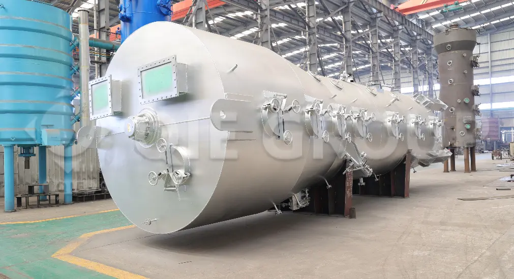 Desolventizador de aceite comestible utilizado para eliminar el disolvente de la harina de semillas oleaginosas mediante calentamiento con vapor, garantizando una harina segura y de alta calidad.