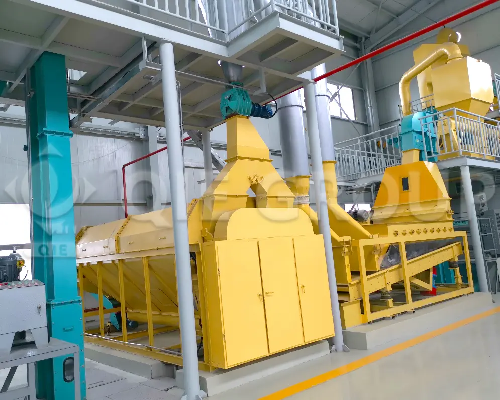 Equipo de pretratamiento de semillas de algodón utilizado en las fábricas de aceite de semilla de algodón para los procesos de limpieza, trituración, laminado y cocción.