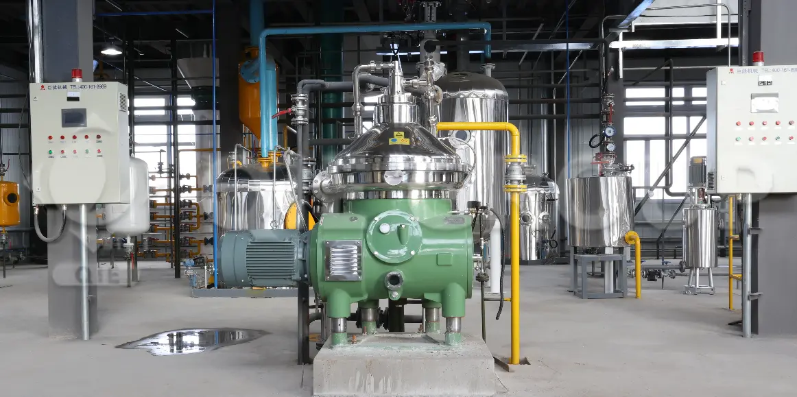 Máquina centrífuga para la producción de aceite de cacahuete transparente y estable.