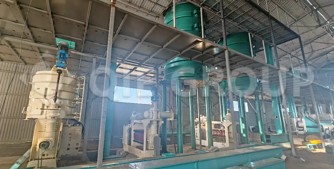 Diseño de la planta de procesamiento de aceite de girasol optimizado para una extracción eficiente del aceite.