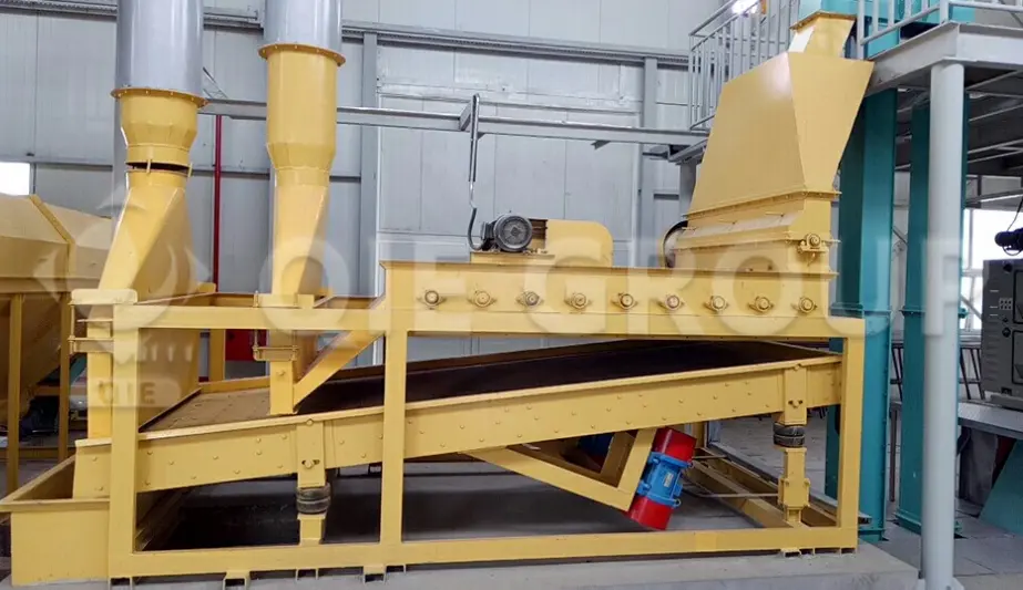 Sistema de deslintado de semillas de algodón para eliminar la pelusa y mejorar la eficiencia del pretratamiento.