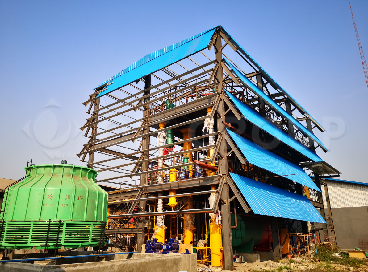 Planta integral de procesamiento de aceite vegetal que muestra un flujo de proceso coordinado desde la limpieza de semillas hasta la refinación continua del aceite para una alta eficiencia.