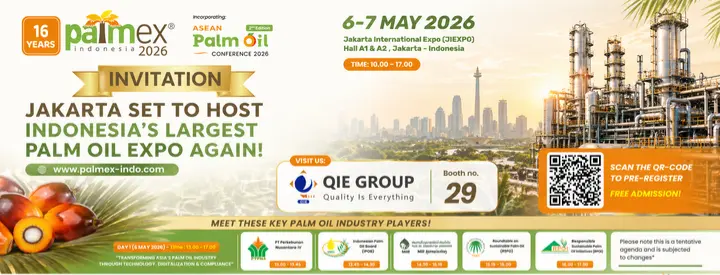 QIE Group participa en PALMEX Indonesia.