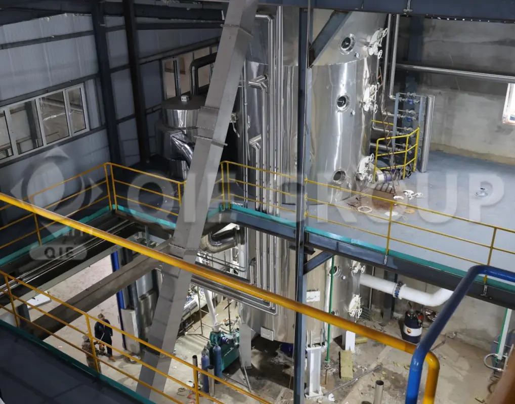 DTDC (desolventizador, tostador, secador y enfriador) para harina de soja en el proceso de extracción de aceite de soja.