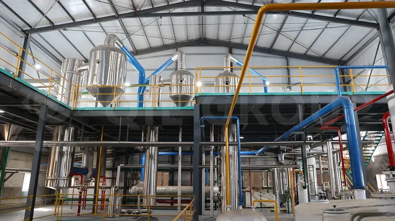 Equipos de refinado de aceites comestibles para plantas de procesamiento de aceite de soja