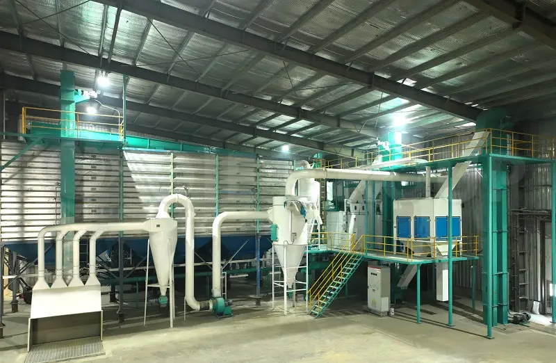 Equipos de limpieza y pretratamiento de semillas oleaginosas para plantas de producción de aceites comestibles