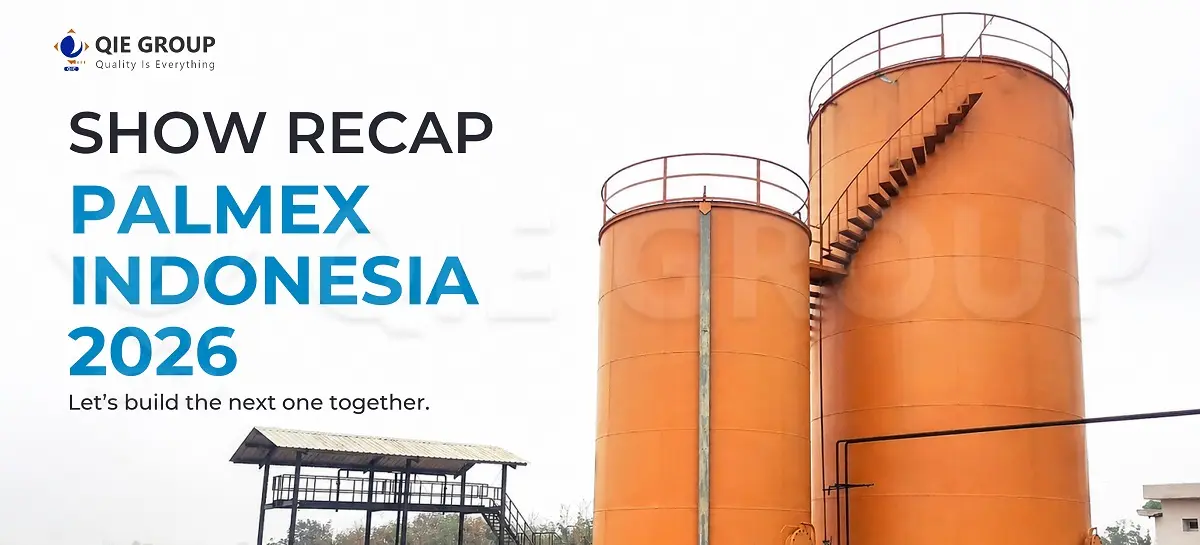 QIE Group participa en PALMEX Indonesia, presentando soluciones para el procesamiento de aceites y grasas.