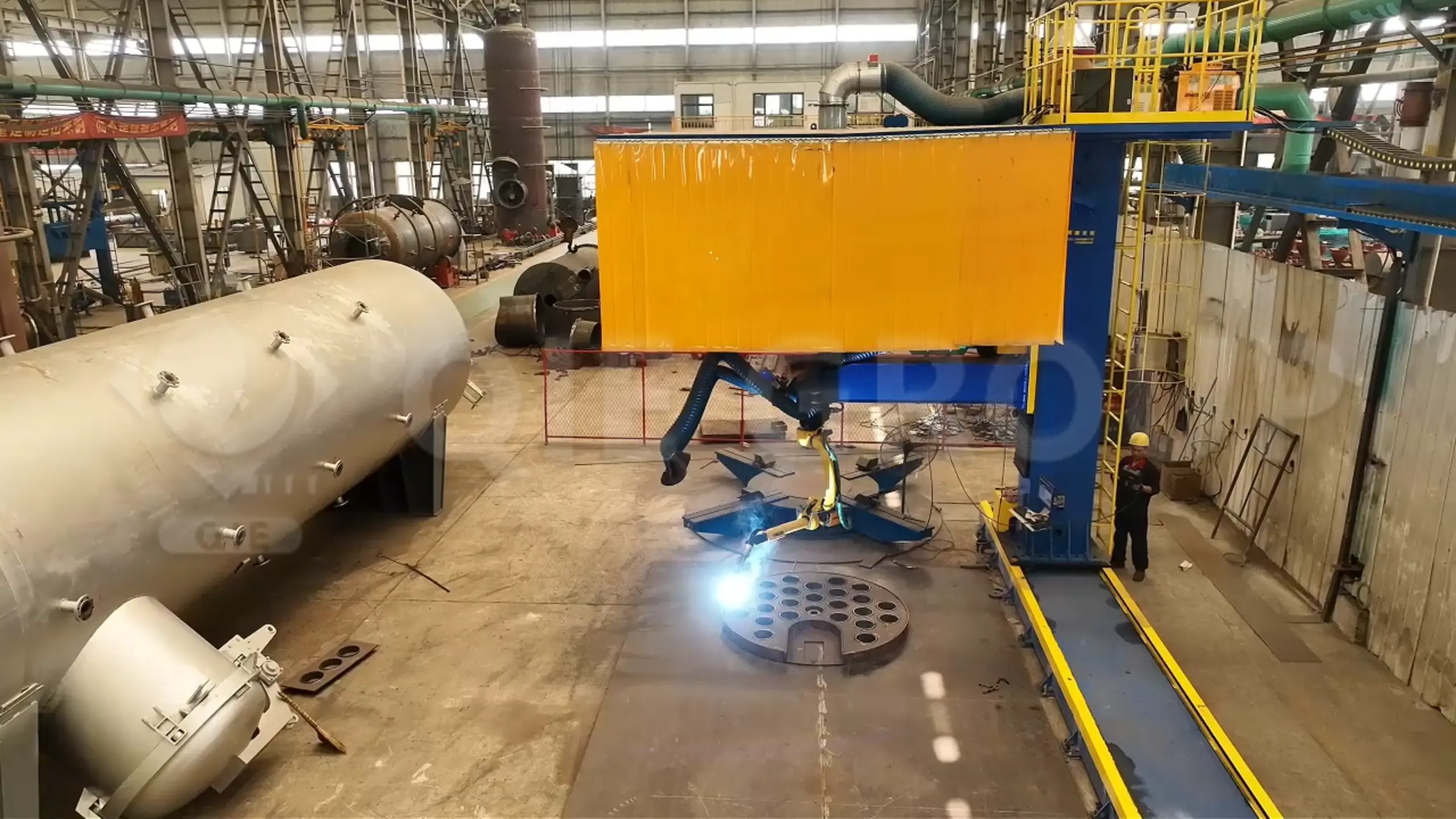 Base de fabricación inteligente de QIE GROUP para equipos de procesamiento de aceites comestibles