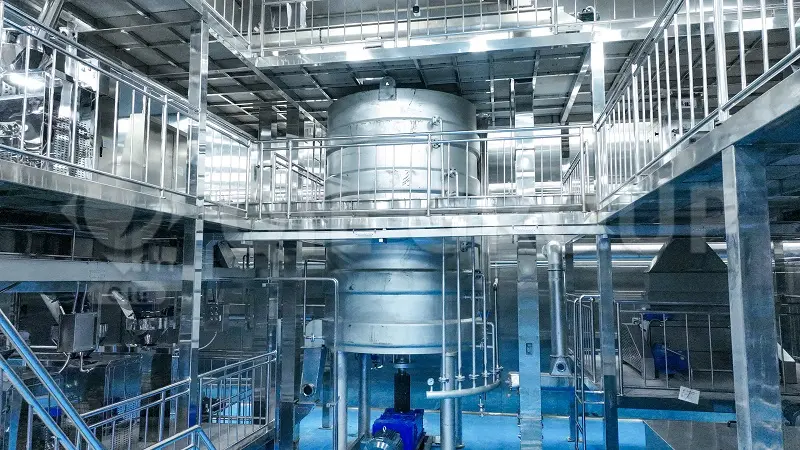 Taller de planta de procesamiento de aceite comestible con línea de producción integrada